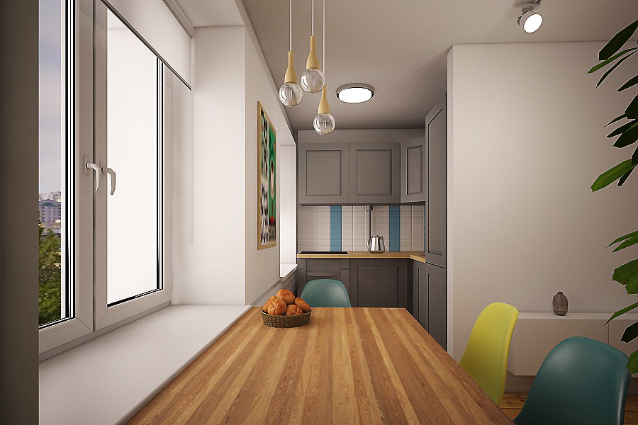 Заказать дизайн трехкомнатной квартиры в Киеве ► Дизайн интерьера трехкомнатной квартиры в YellowIN