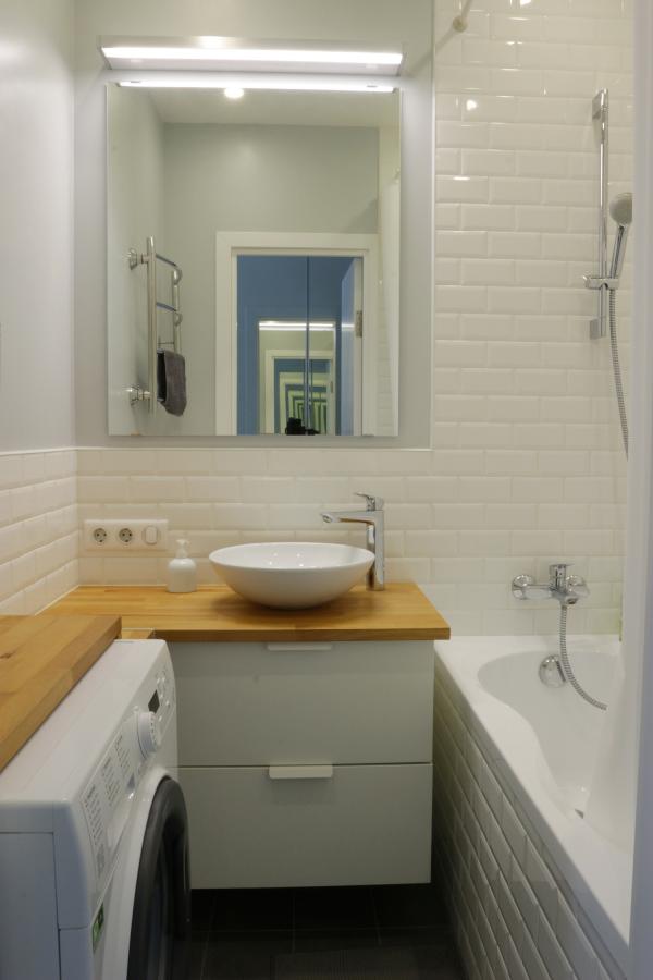 жк солнечная система - дизайн однокомнатной квартиры 30 - дизайн ванной